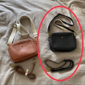 Madewell Large Transport Camera Bag inTrue Black